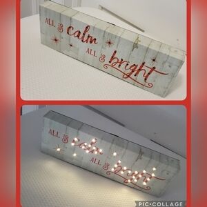 MerchSource, LLC Holiday Decorative accent, wall/shelf piece lightup